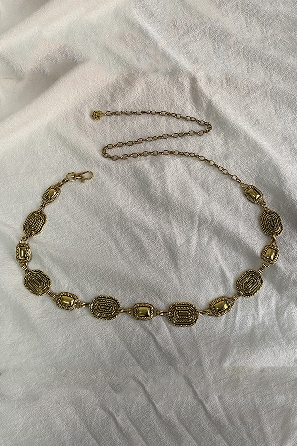Raegan | Retro Geometric Hip Chain