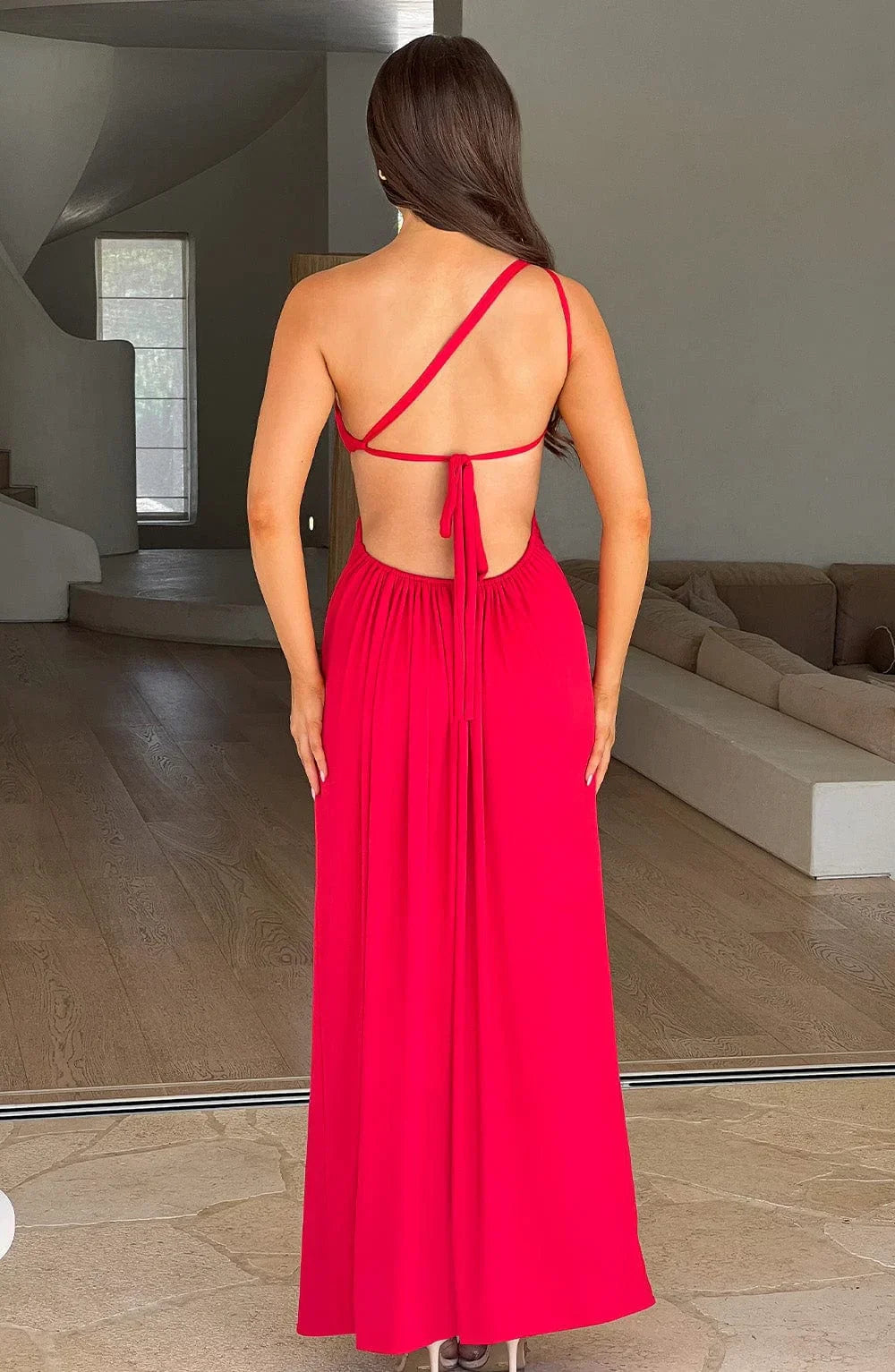 Harriet | One-Shoulder Maxi Dress