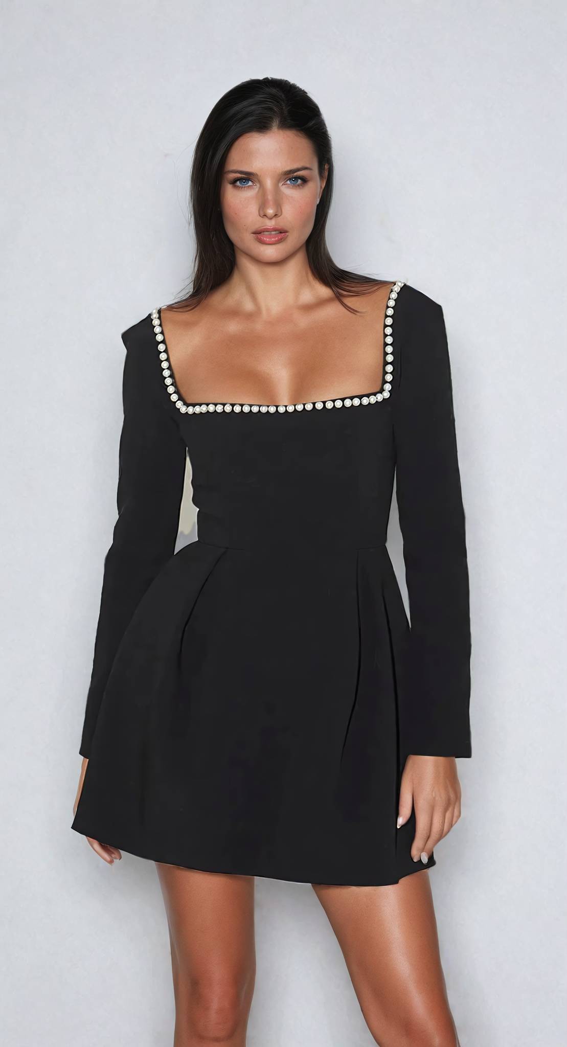 Gytha | Elegant Dress with Pearls