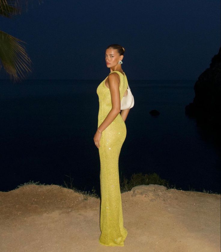 Nerys | Sunset Sparkle Gown