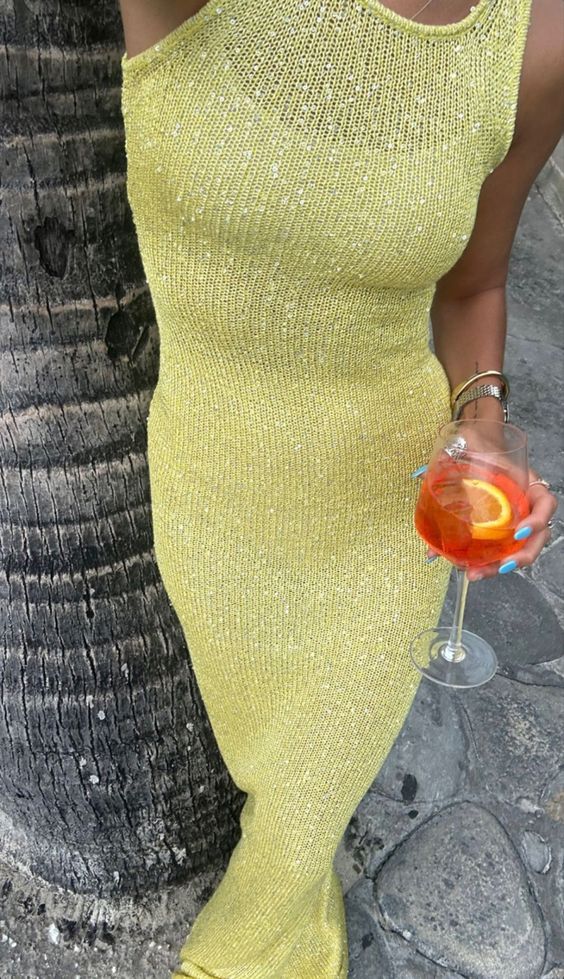 Nerys | Sunset Sparkle Gown