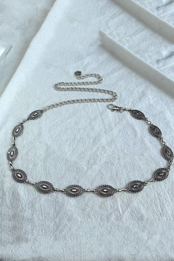 Raegan | Retro Geometric Hip Chain