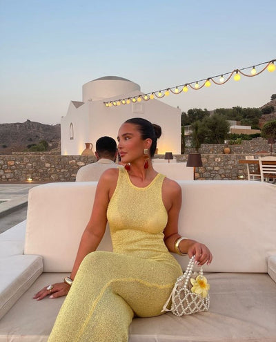 Nerys | Sunset Sparkle Gown