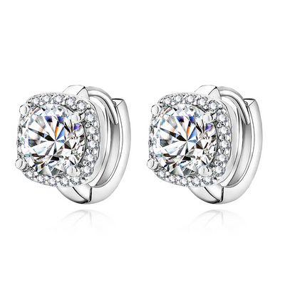 Clematis | Radiant Halo Earrings