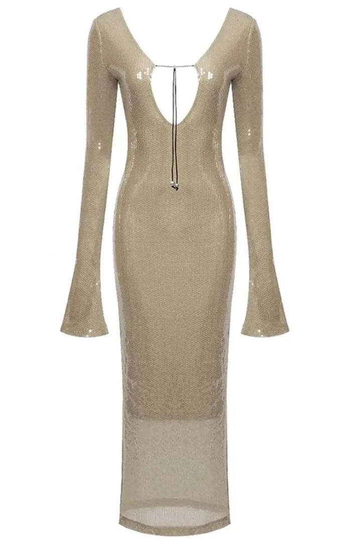 Coraline | Sequin Midi Dress