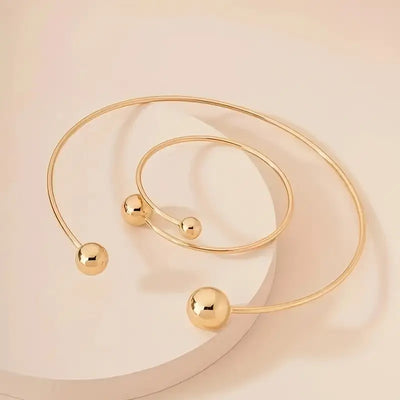 Alethea | Sculpted Sphere Statement Set