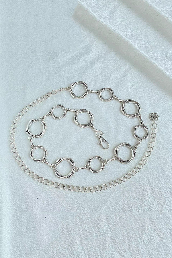 Raegan | Retro Geometric Hip Chain