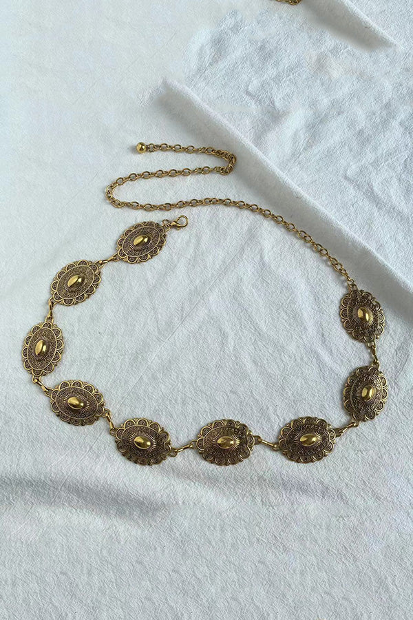 Raegan | Retro Geometric Hip Chain