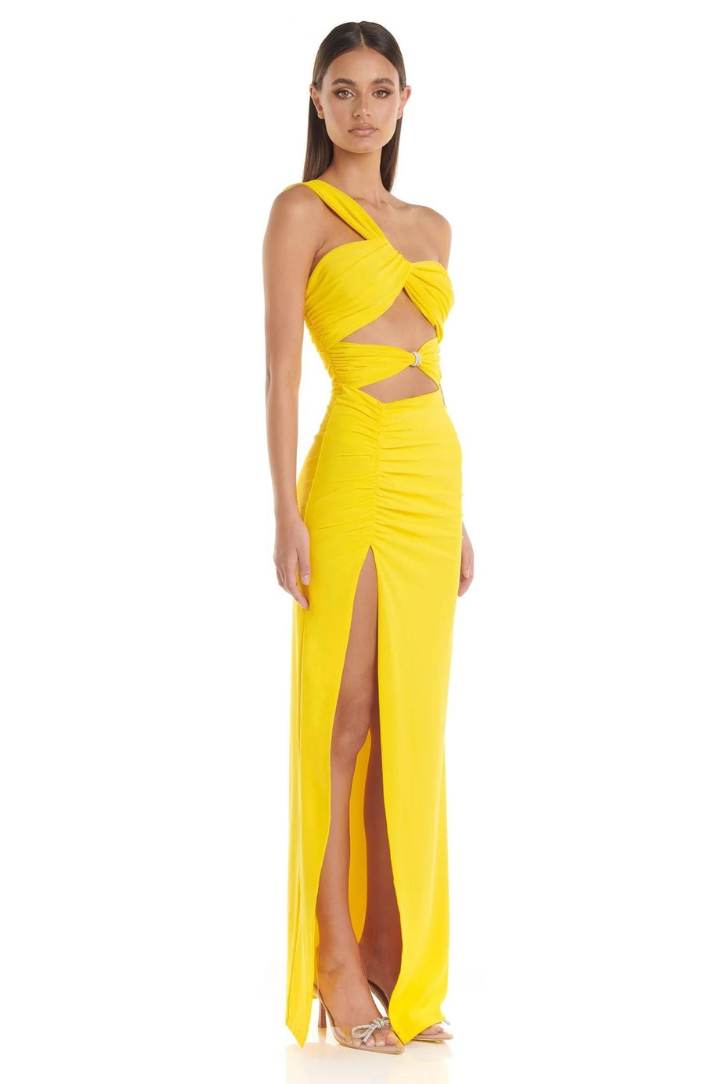 Lennox | One-Shoulder Maxi Dress