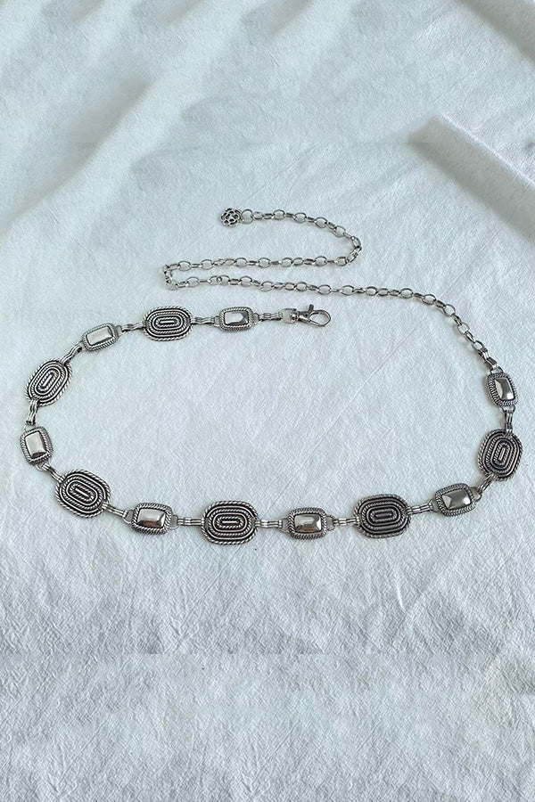 Raegan | Retro Geometric Hip Chain