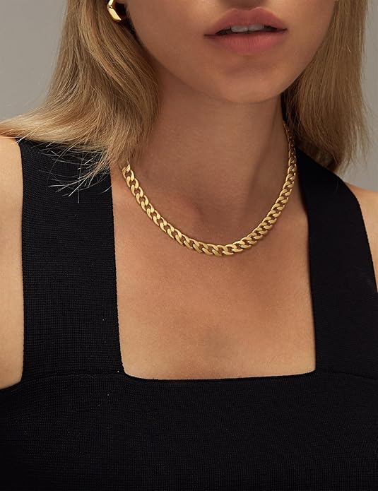 Kalvine | Luxury Thick Chain Necklace