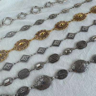 Raegan | Retro Geometric Hip Chain