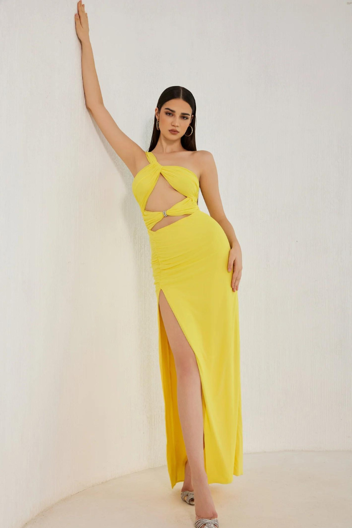 Lennox | One-Shoulder Maxi Dress