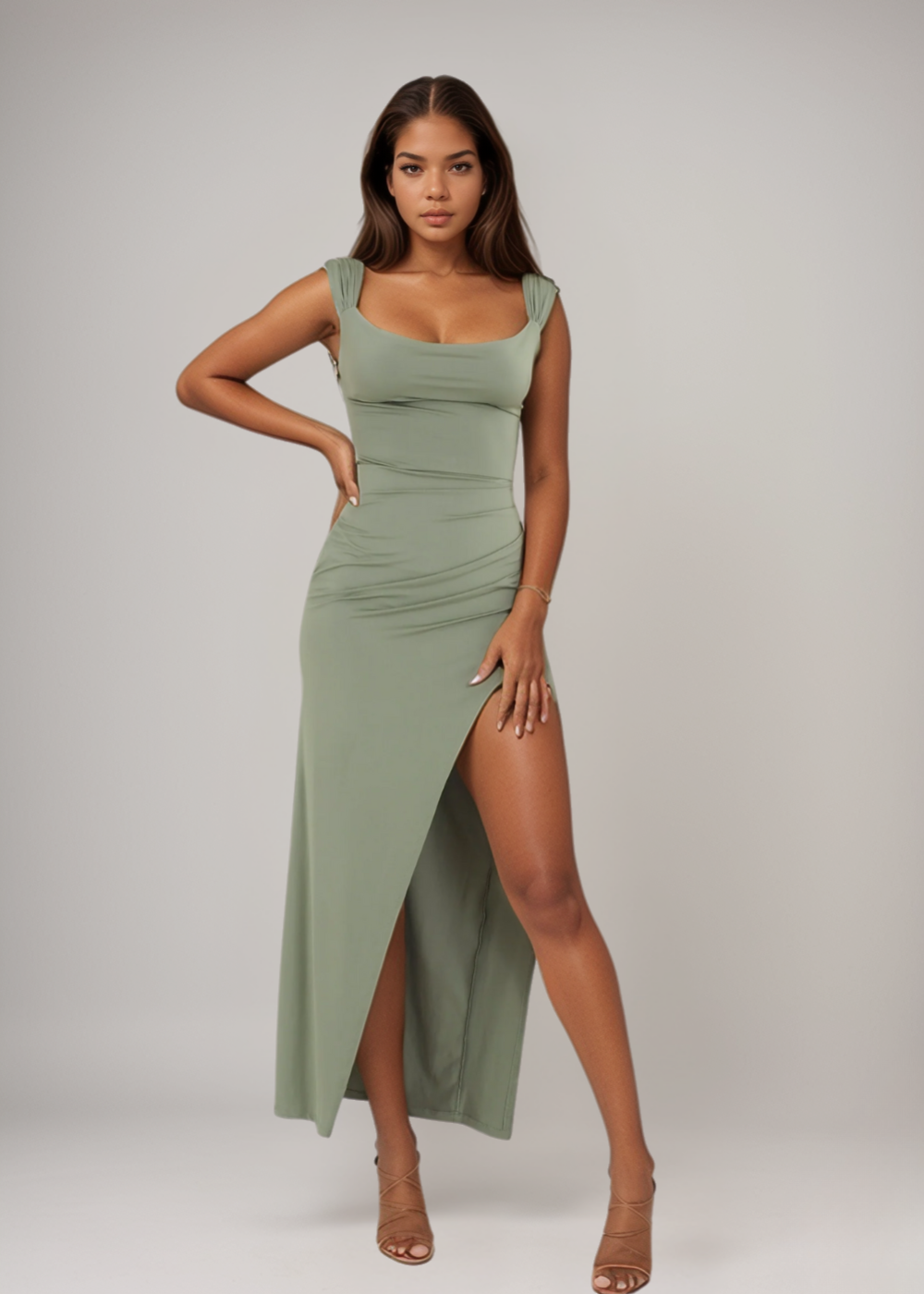 Millie | Striking Split Dress