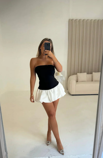Danielle | Mini Dress with Bubble Hem