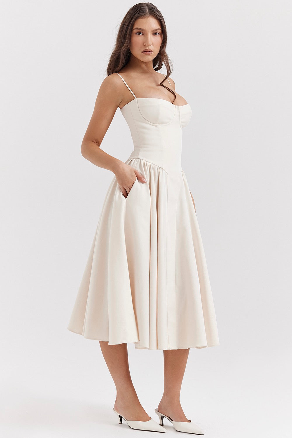 Rosabel | Dawnpetal Flare Midi