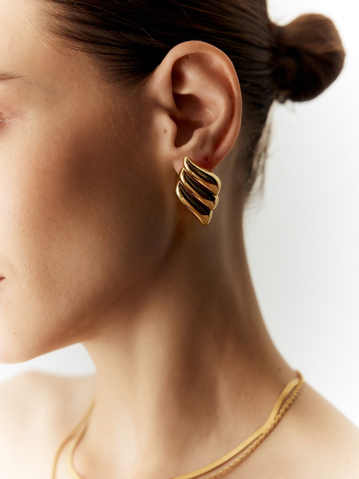 Aitana | Three-Layer Wing Earrings