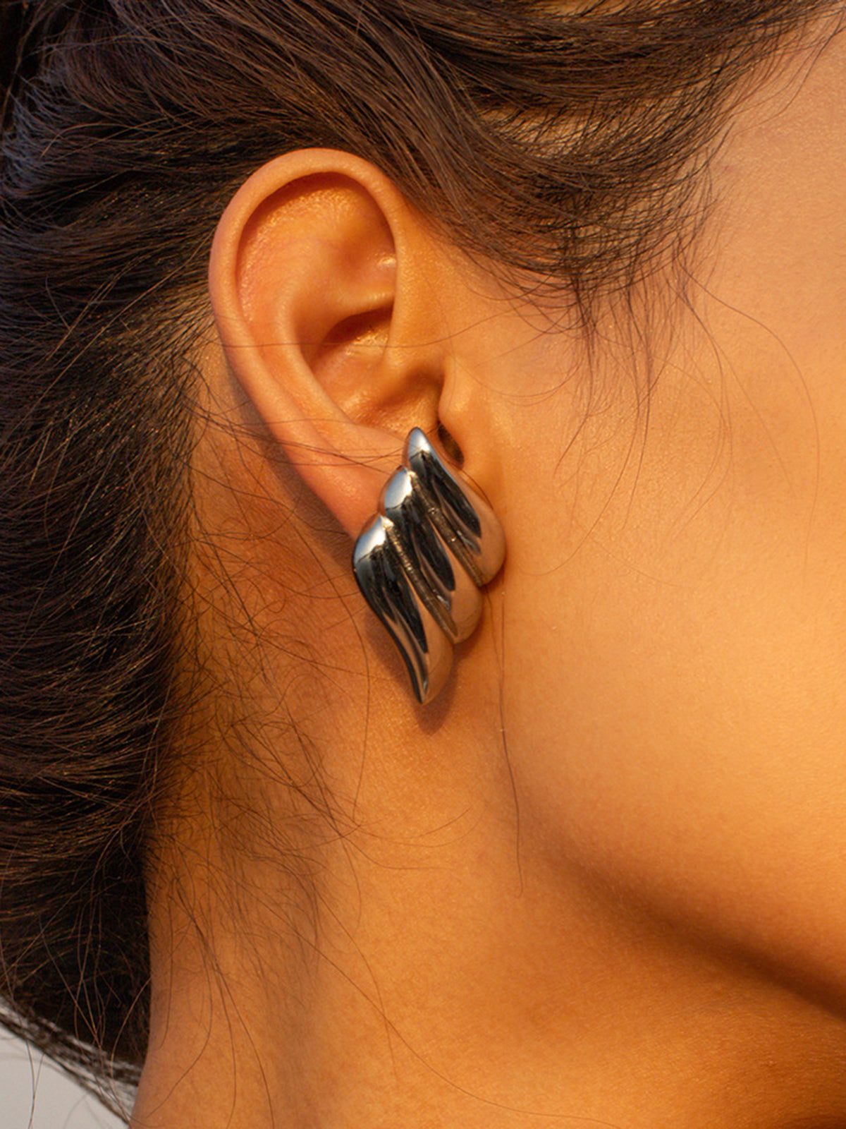 Aitana | Three-Layer Wing Earrings