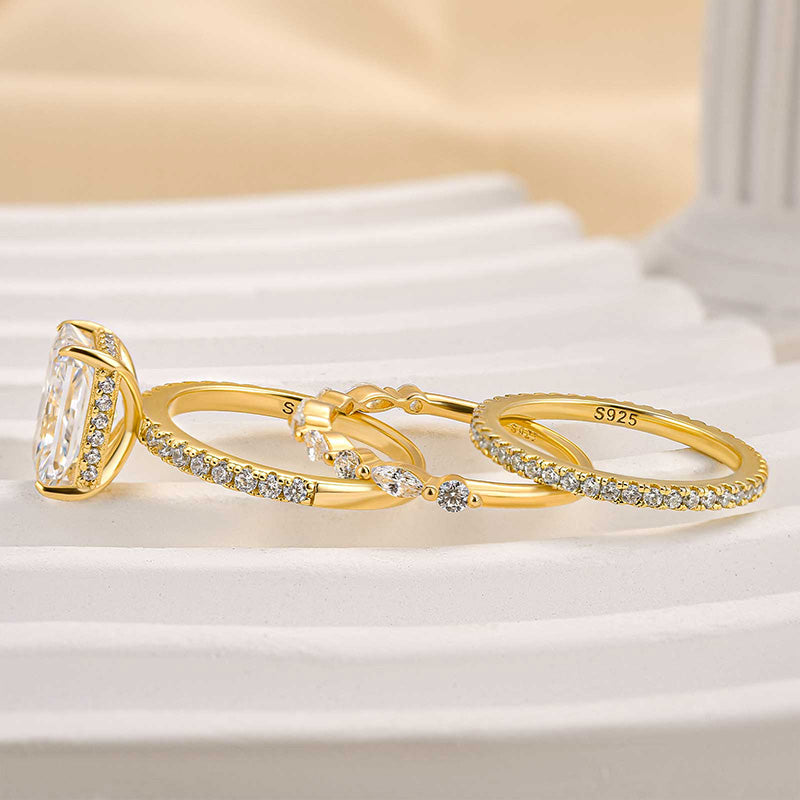 Ealhswith | Sparkling Eternal Ring Trio