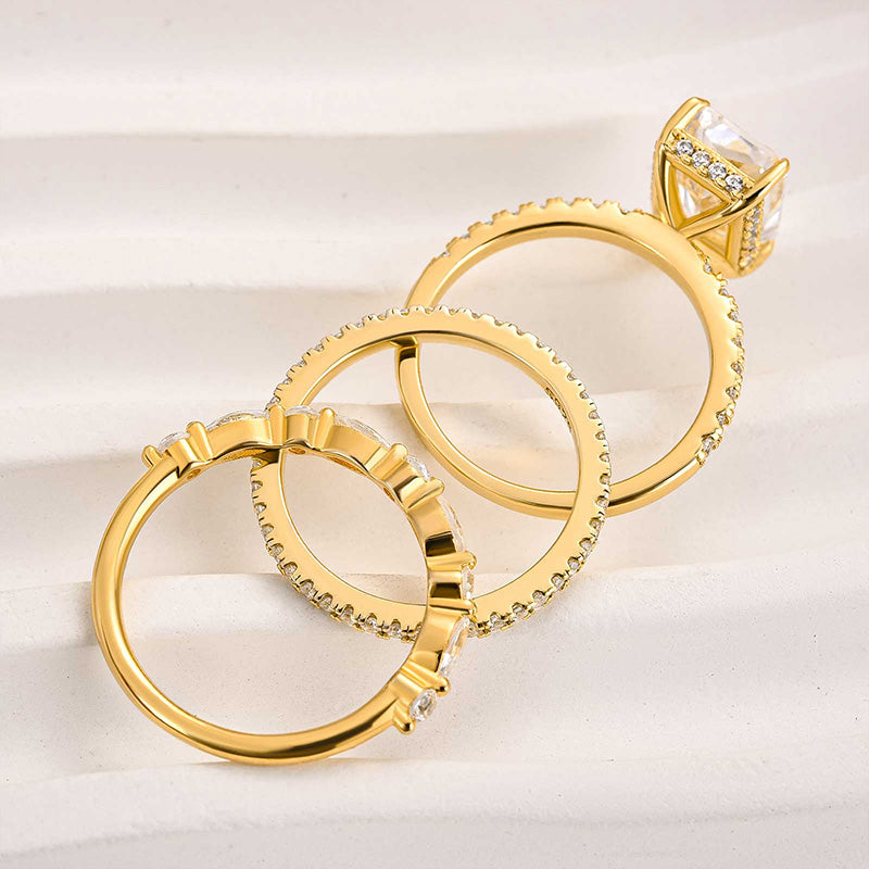 Ealhswith | Sparkling Eternal Ring Trio