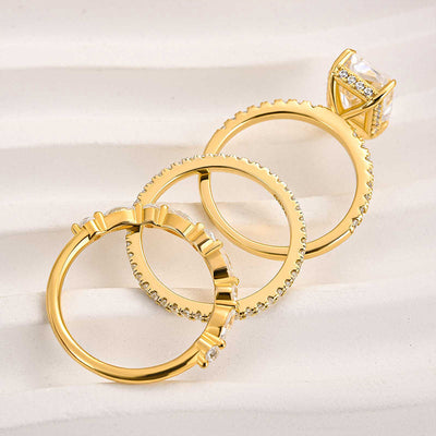 Ealhswith | Sparkling Eternal Ring Trio