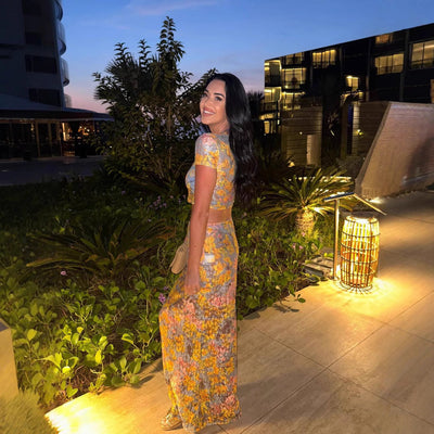 Amaris | Floral Print Two-Piece Set