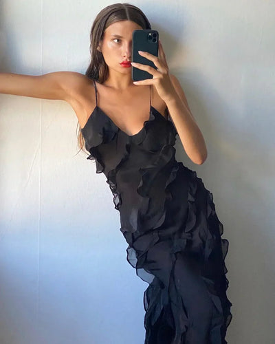 Demetria | Beautiful Ruffle Dress