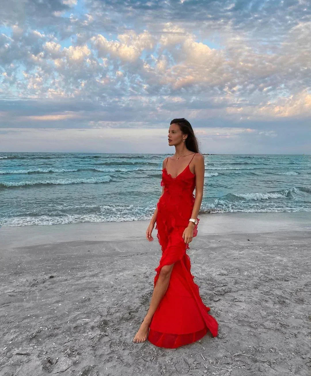 Demetria | Beautiful Ruffle Dress