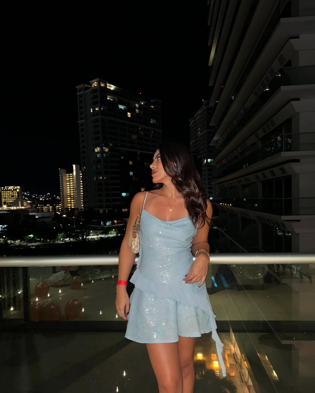 Serene | Ruffled Sleeveless Sequin Mini Dress