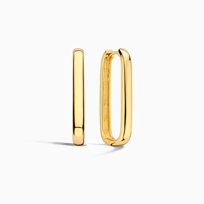 Gracina | Sleek Rectangular Hoop Earrings