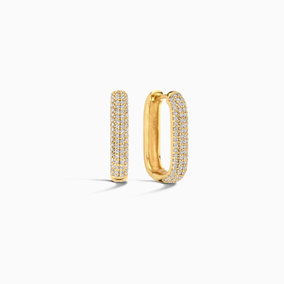Jenavive | Sparkling Gold Earrings