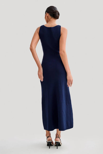 Fiona | Knitted Sleeveless Maxi Dress