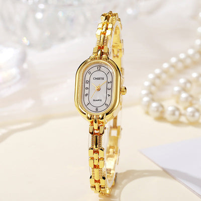 Katla | Gold Oval Dial Watch