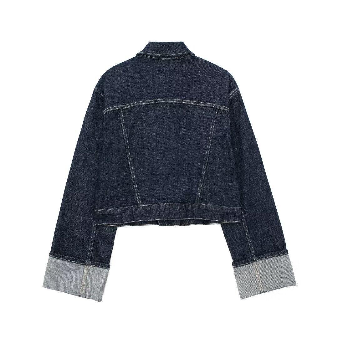 Meadow | Rolled Long Sleeve Coat