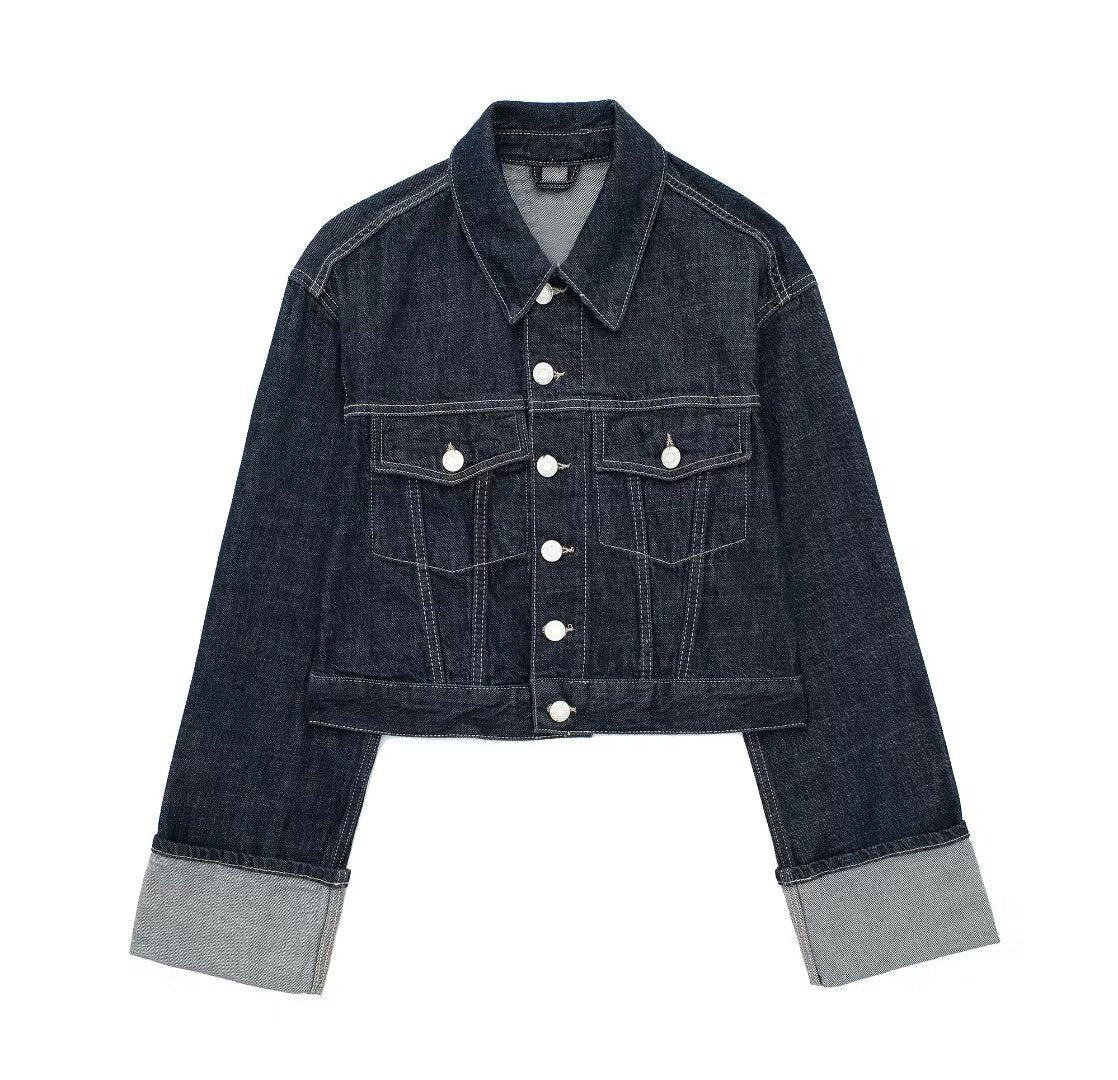Meadow | Rolled Long Sleeve Coat