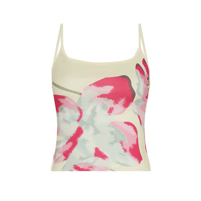 Kenya | Floral Print Mesh Two-Piece Set