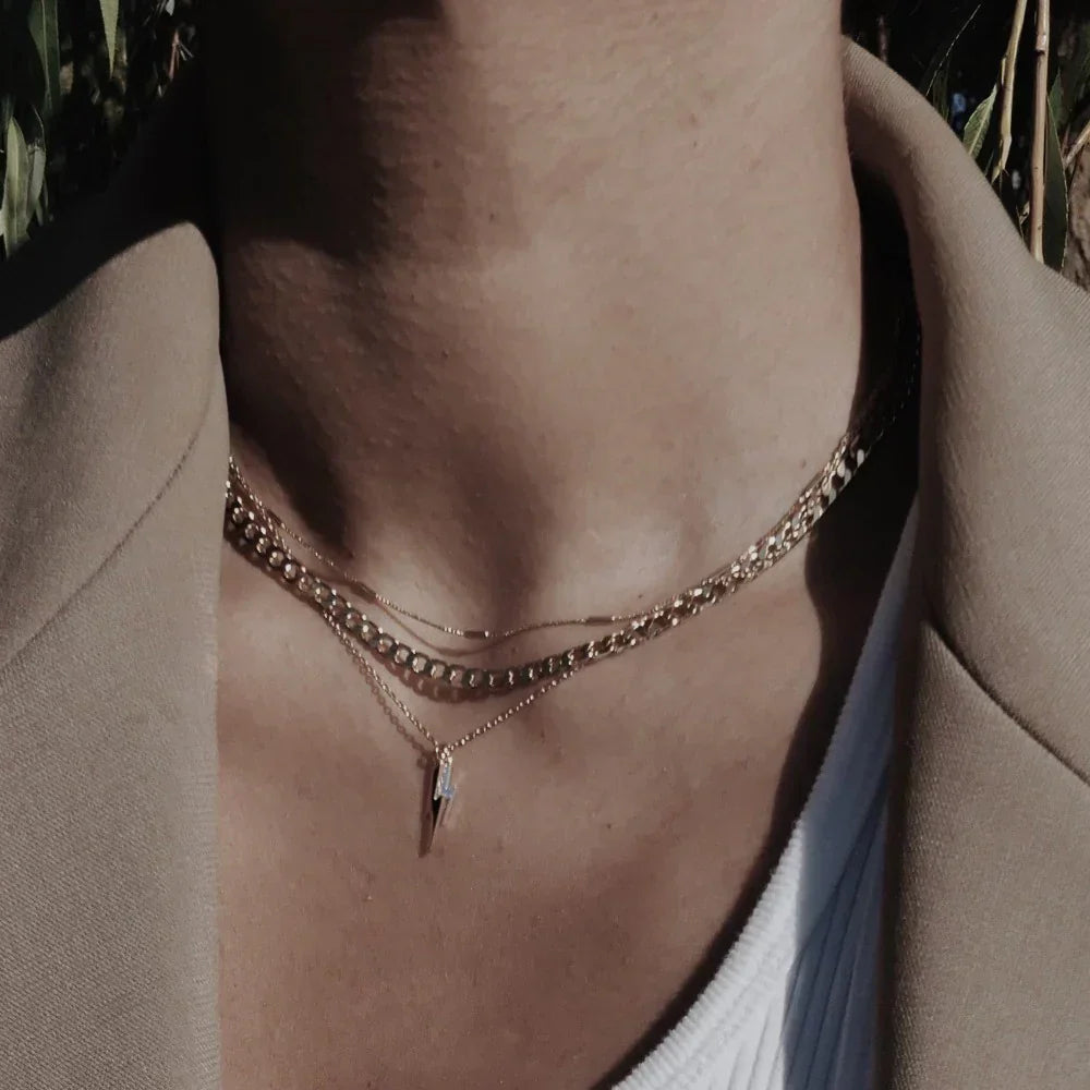 Zerelle | Sleek Statement Necklace