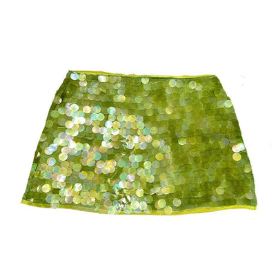 Hadassah | Glitter Sequins Mini Skirt