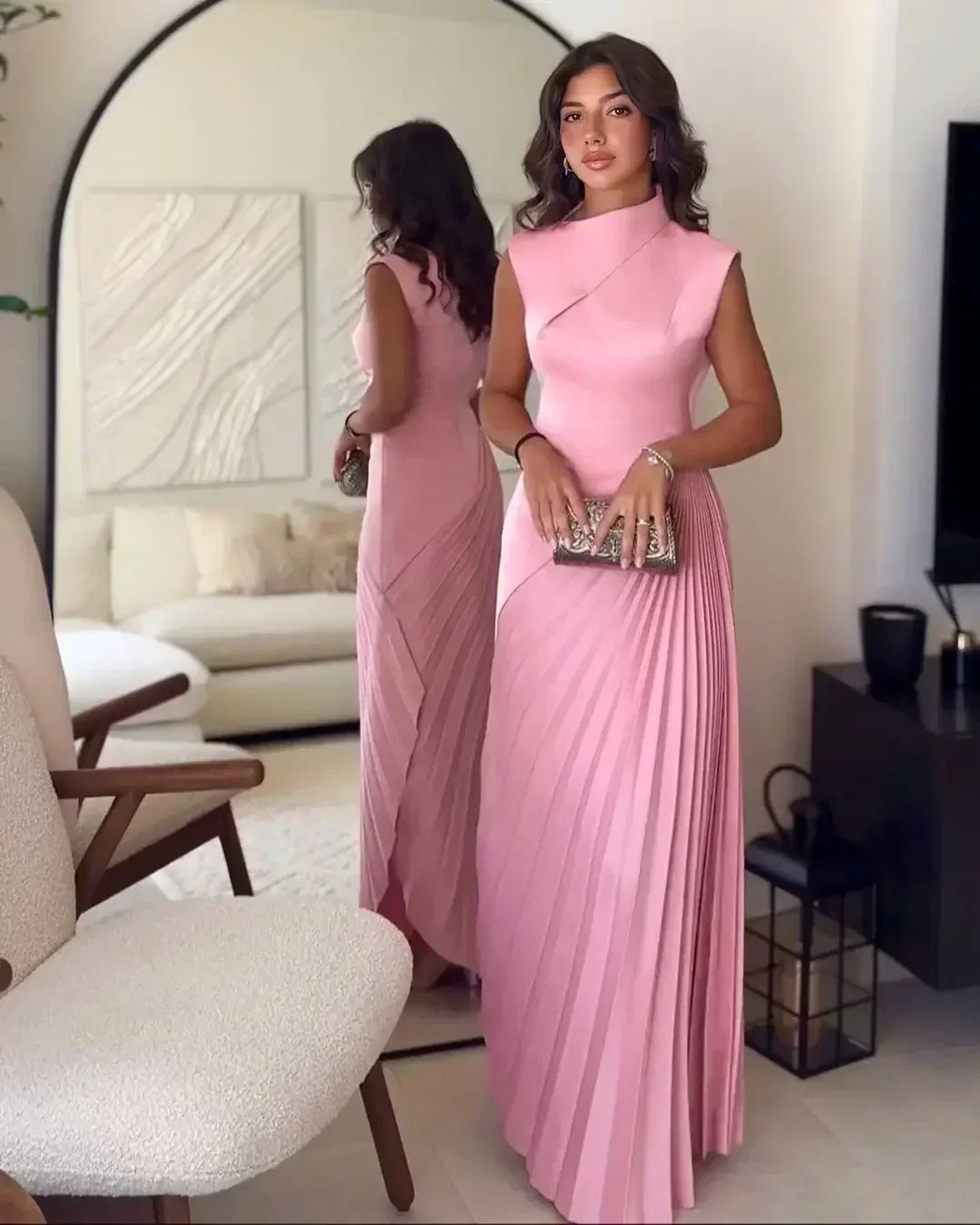 Persephone | Elegant Drape Dress