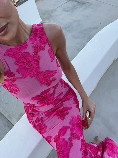 Alora | Elegant Floral Dress
