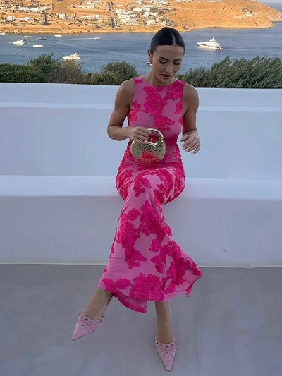 Alora | Elegant Floral Dress