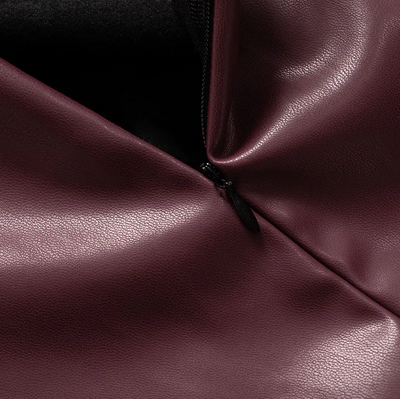 Vionette | Asymmetrical Faux Leather Top