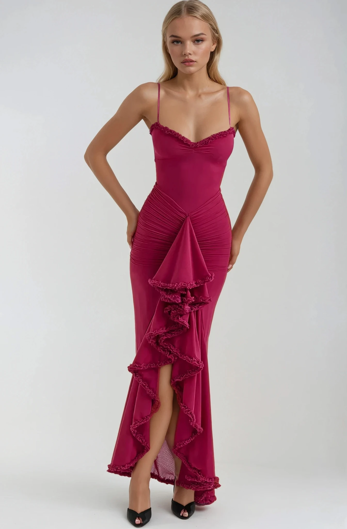Ruby | Charming Ruffle Dress
