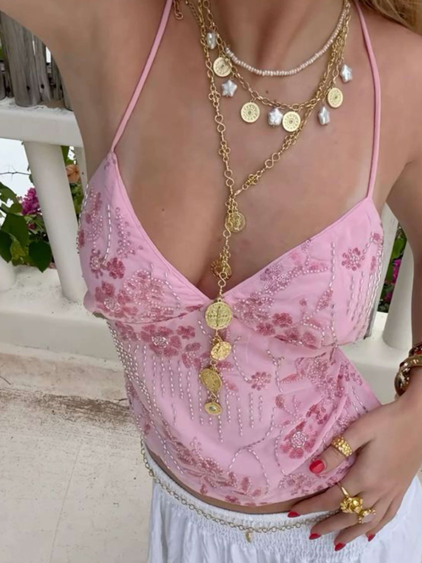 Daisy | Twinkling Petals Top