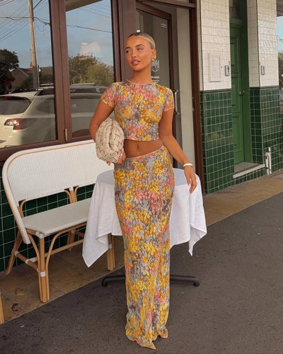 Amaris | Floral Print Two-Piece Set