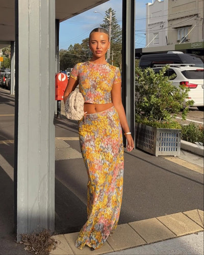 Amaris | Floral Print Two-Piece Set