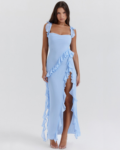 Quinley | Flowing Trim Dress