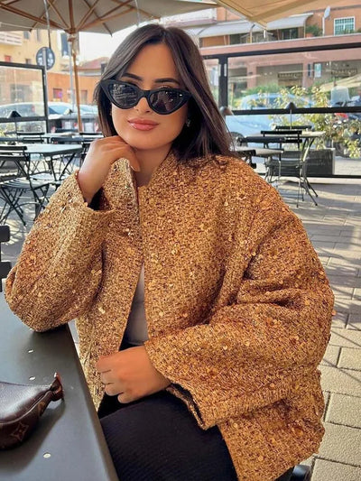 Victoria | Sequin Oversized Jacket