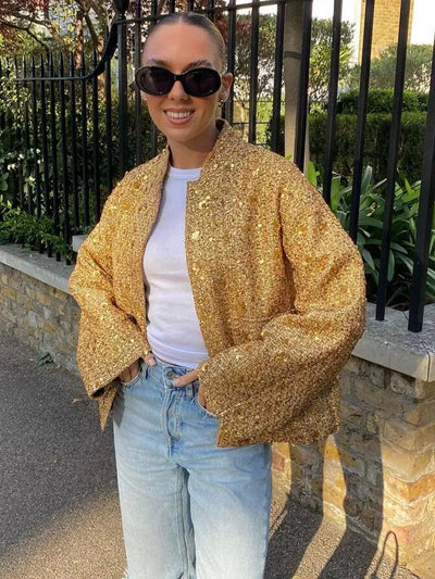 Victoria | Sequin Oversized Jacket