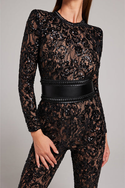 Luna | Statement Sequin Jumpsuit